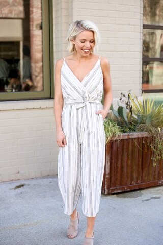 Tatum Striped Jumpsuit | Dress Up