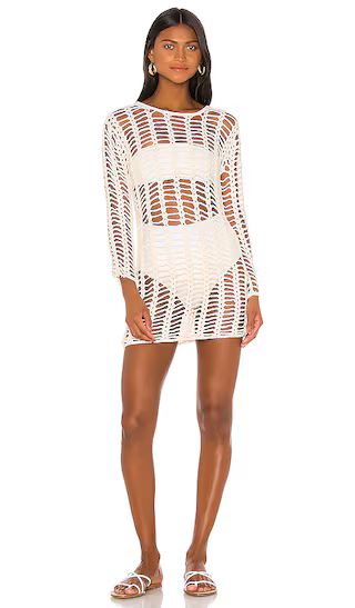 Miranda Crochet Mini Dress | Revolve Clothing (Global)