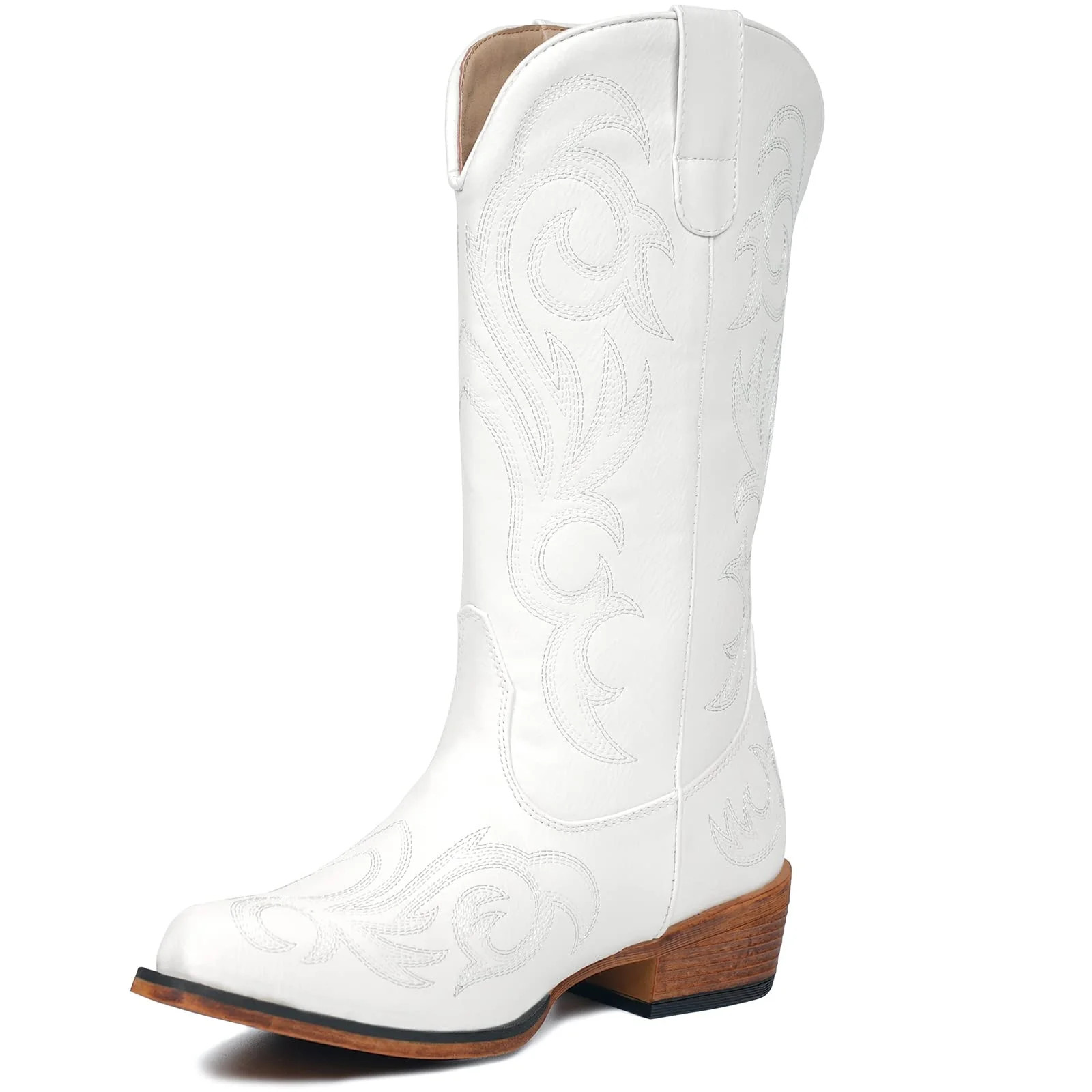 IUV Cowboy Boots For Women Pointy Toe Women's Western Boots Cowgirl Boots | Walmart (US)