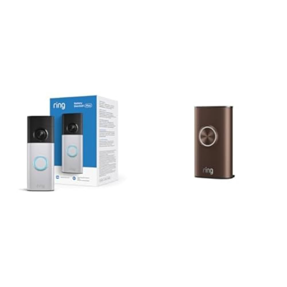 Ring Battery Doorbell 2K Plus (newest model), Retinal 2K with wide-angle video, up to 6x Enhanced... | Amazon (US)