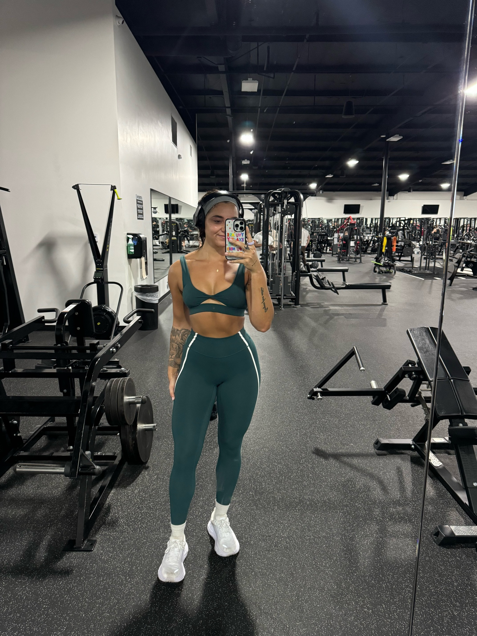 Wearing size small in both top and bottom 

#LTKActive #LTKFindsUnder100