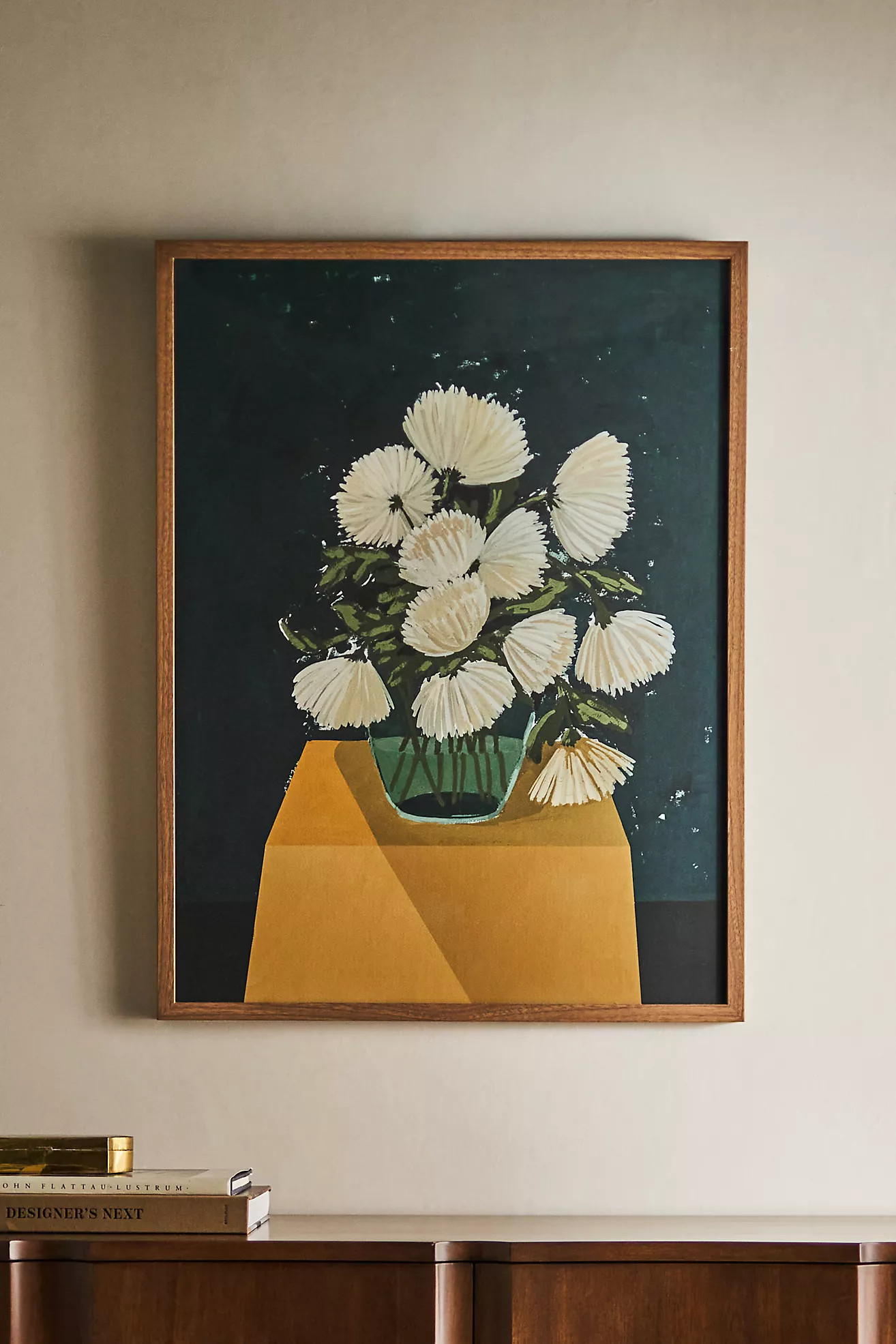 Viridian Vase Floral Wall Art | Anthropologie (US)