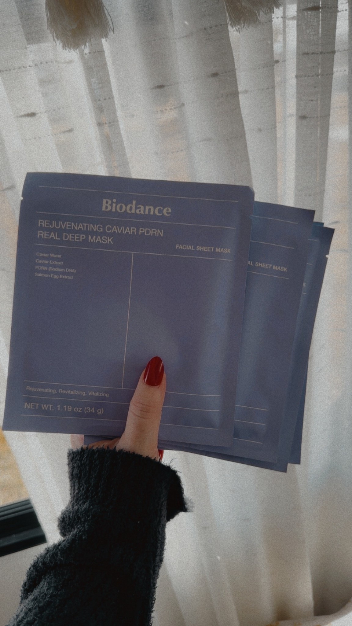 Little weekly skincare ritual I never skip ✨ Just restocked my favorite mask from Biodance and I usually do one of these every week when my skin needs a reset. 🧖‍♀️If you love a good at home facial moment, this one is so good for that extra glow 🤍 skincare nights just hit different with this one.🙌🏻 biodance face mask | biodance caviar pdrn mask | biodance sheet mask | korean skincare mask | k beauty skincare | hydrating face mask | weekly skincare routine | glass skin skincare | viral korean skincare | luxury sheet mask | anti aging face mask | glow boosting face mask | skincare self care night | esthetician skincare favorites | skincare routine must have | trending skincare products | amazon korean skincare | skincare restock | beauty routine essentials ✨

#LTKdayinmylife #LTKBeauty #LTKootd