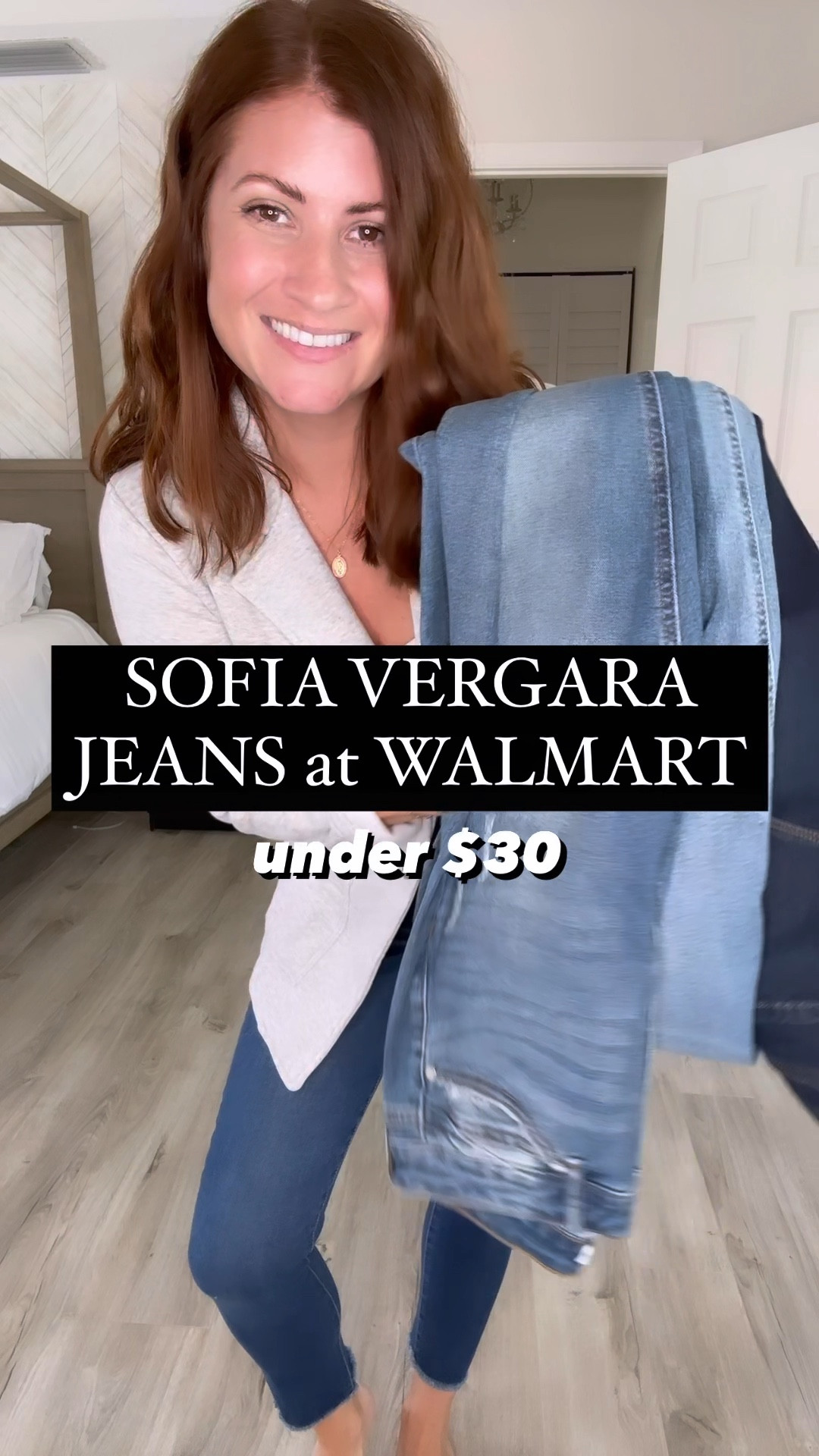 Sofia by Sofia Vergara Light Wash Bagi Boyfriend Distressed Jeans with –  The Saved Collection