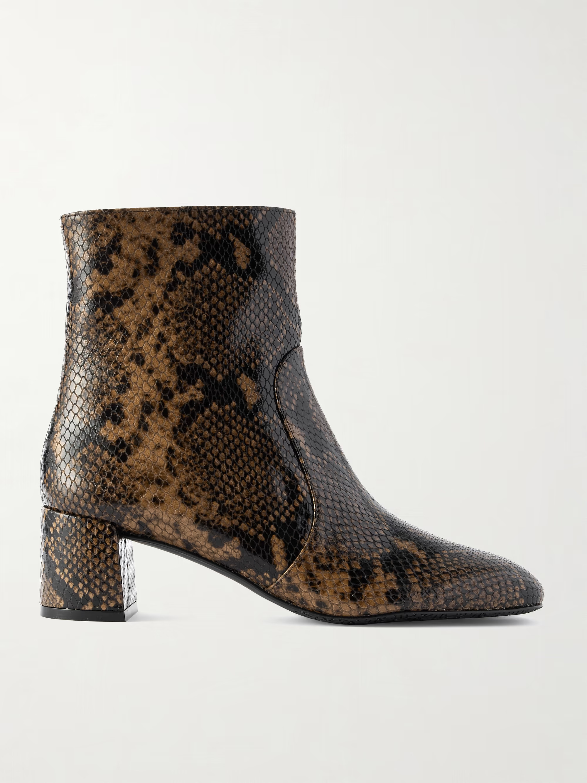 Maeve snake-effect leather ankle boots | NET-A-PORTER (UK & EU)