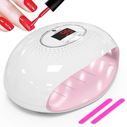 MiroPure UV LED Nail Lamp Nail Dryer Light, 54W Professional Nail Curing Lamp Nail Light for Gel ... | Amazon (US)