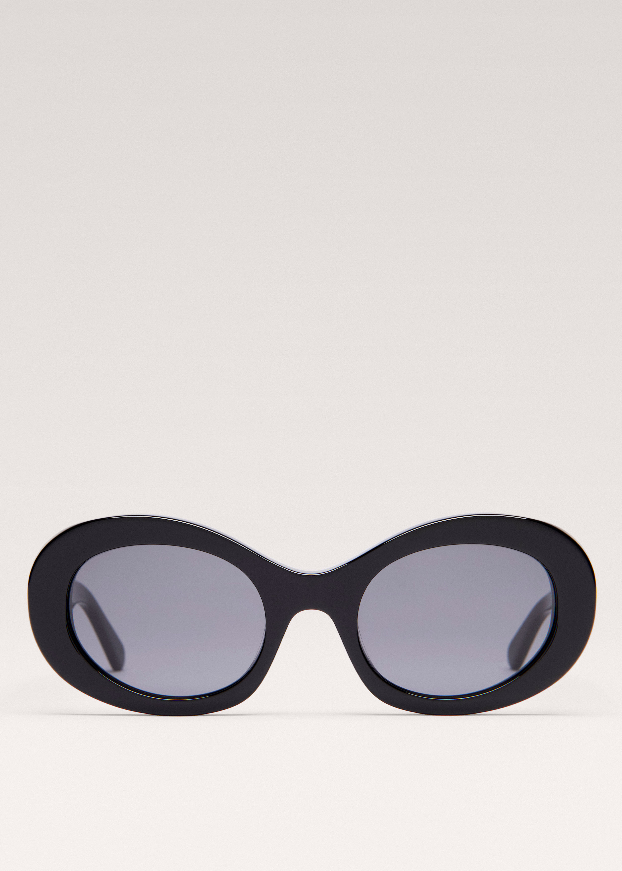 Women's Black Oval Sunglasses | ME+EM | ME+EM Global (Excluding US)