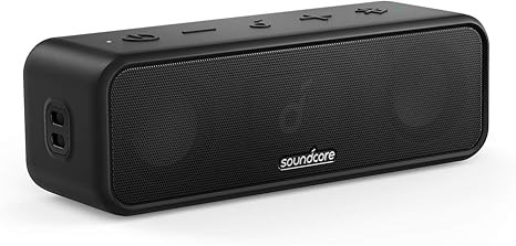 Soundcore 3 Bluetooth Speaker with Stereo Sound, Pure Titanium Diaphragm Drivers, PartyCast Techn... | Amazon (US)