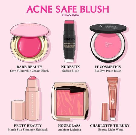 some more acne safe blush from @skincaregem on insta!! give them a follow for amazing skincare and clean makeup tips!

#LTKtravel #LTKbeauty #LTKitbag
