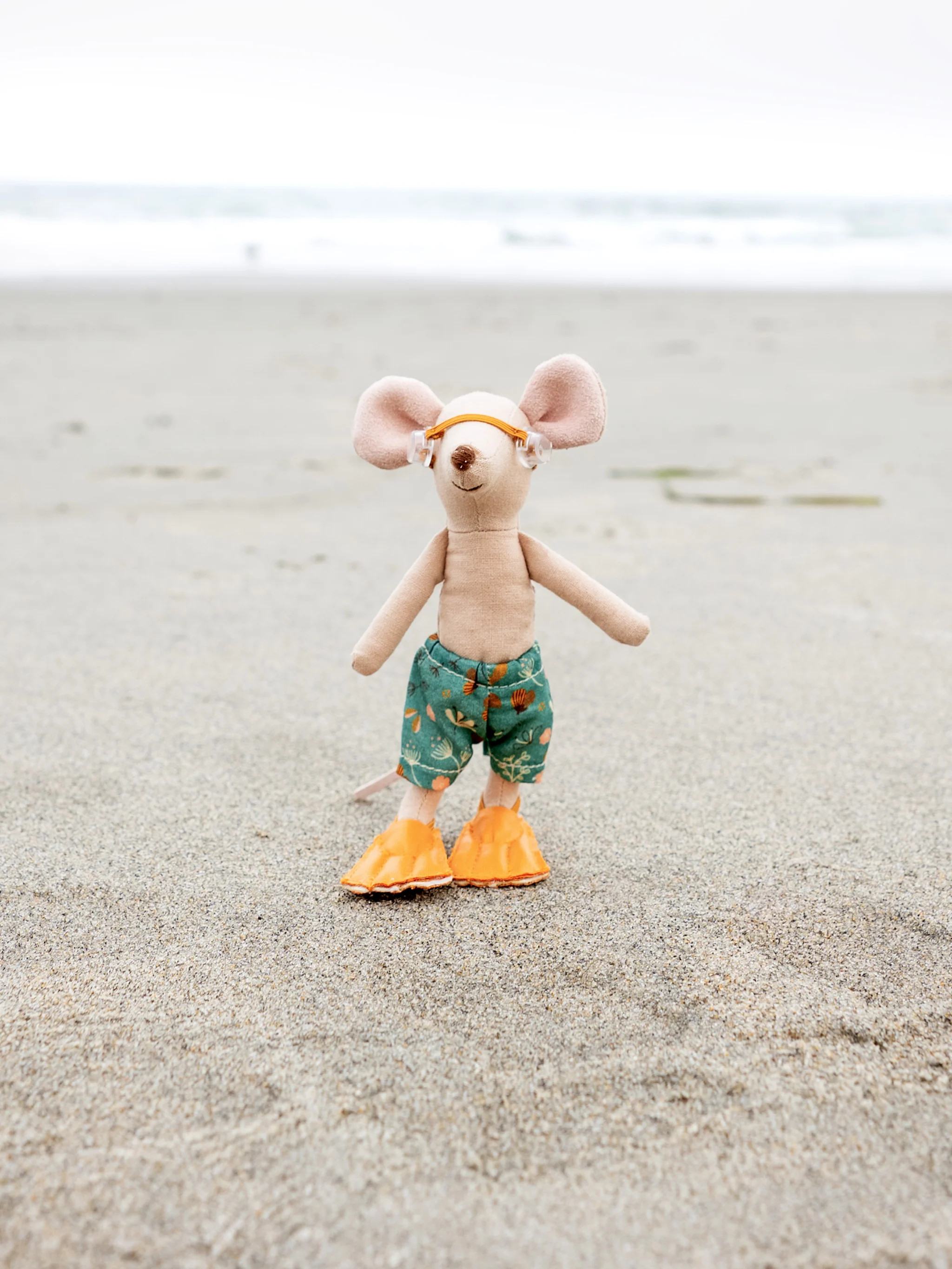 Maileg Beach Mouse Big Brother in Cabin de Plage | Weston Table