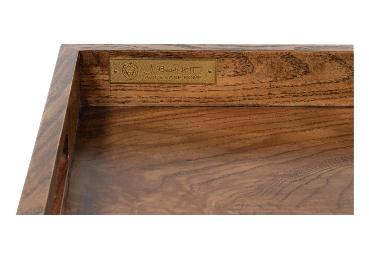 ASH BURLED WOOD TRAY | Alice Lane Home Collection