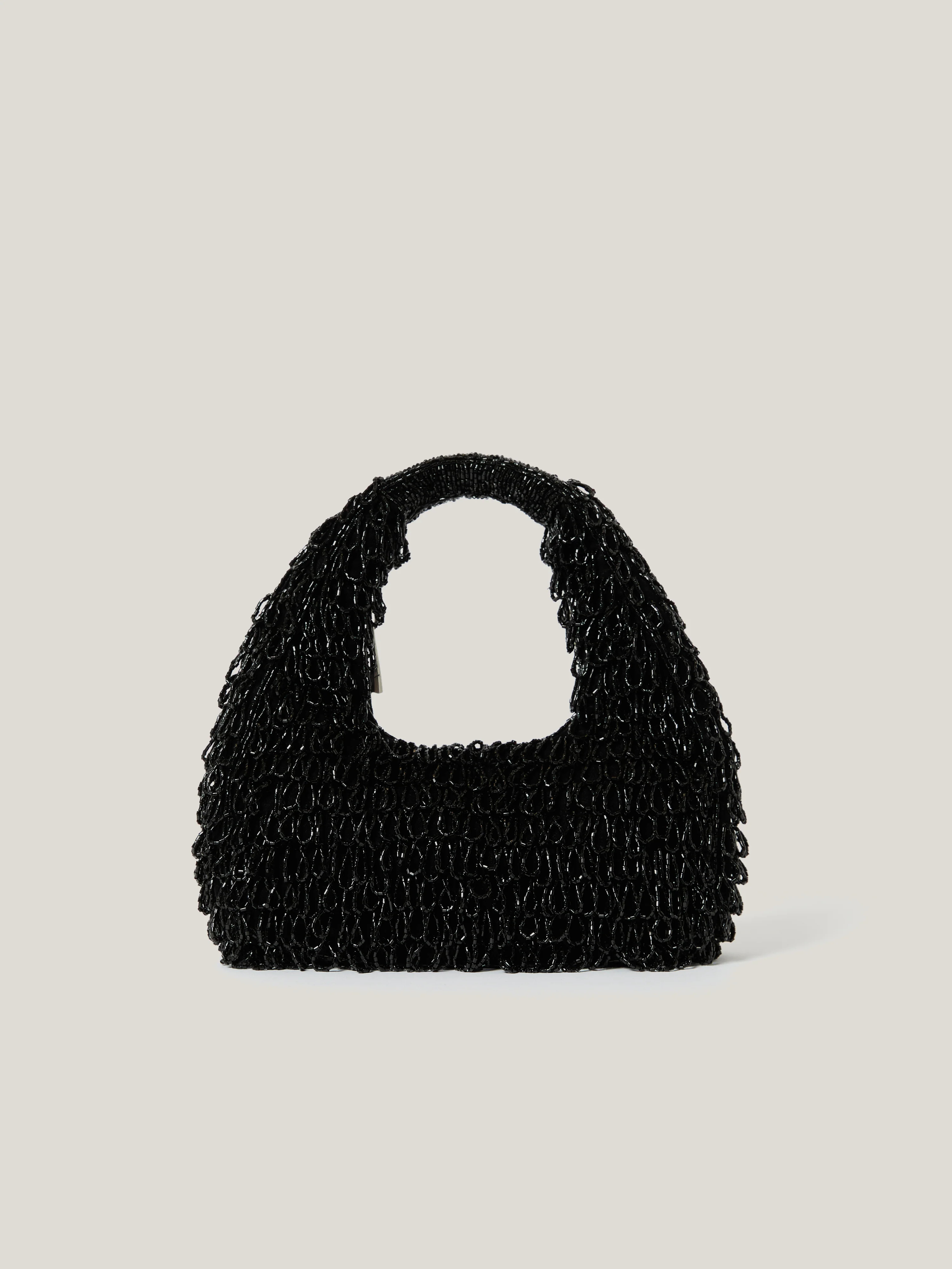 Mini Tay Beaded Bag | Black | Jigsaw (UK)