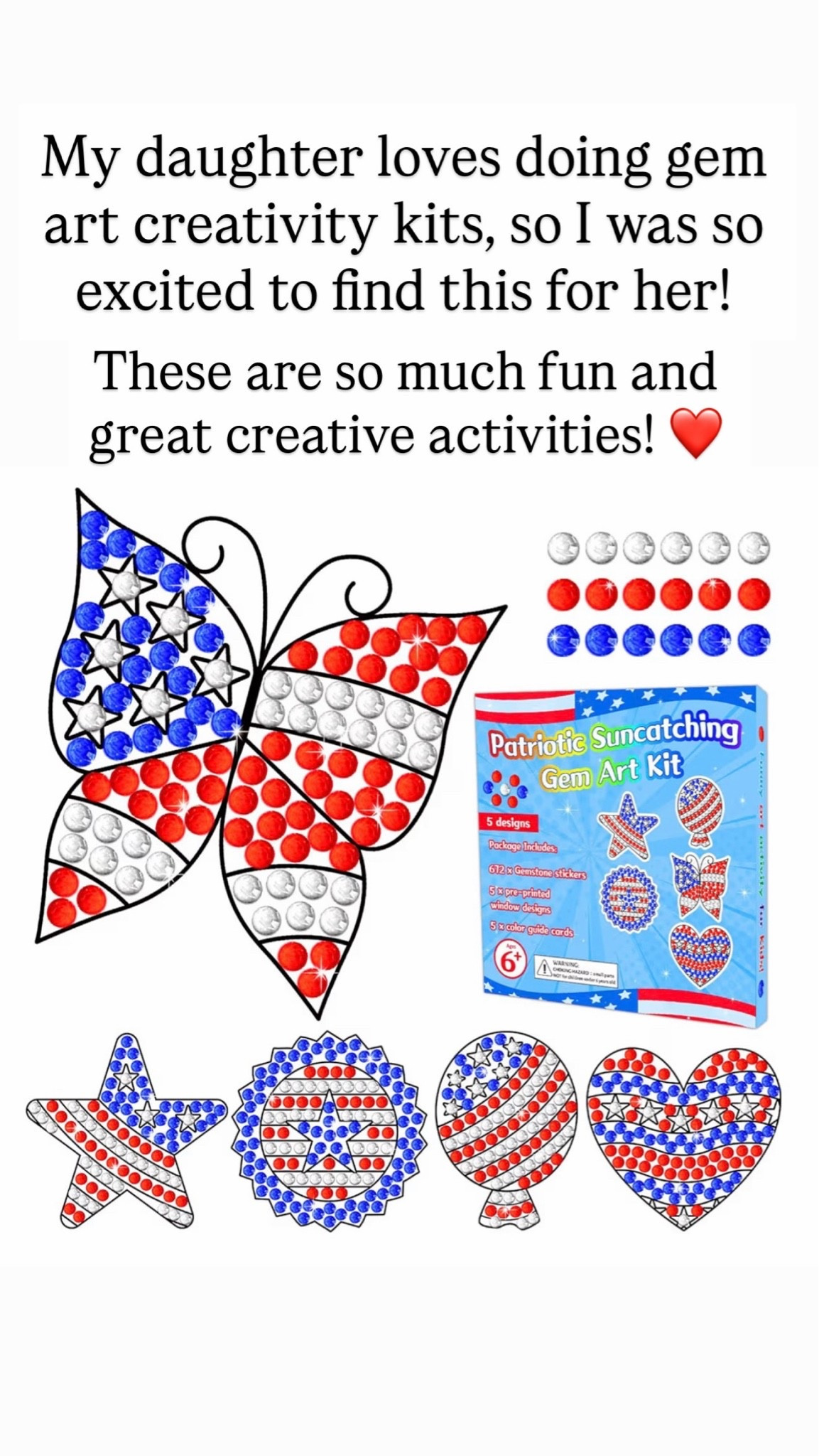 Gem art Kit for the 4th of July!

#LTKKids