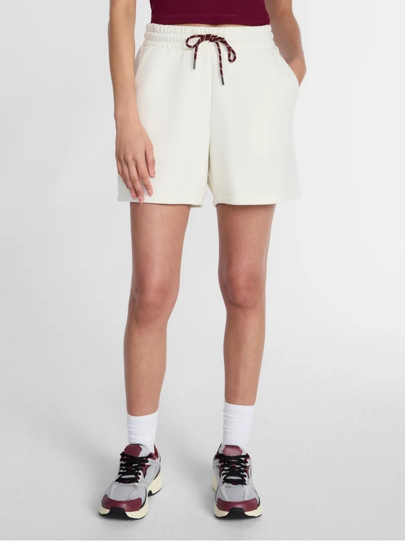 Athletic Works Women's and Women's Plus Fleece Shorts, 5'' Inseam, Size XS-4X | Walmart (US)