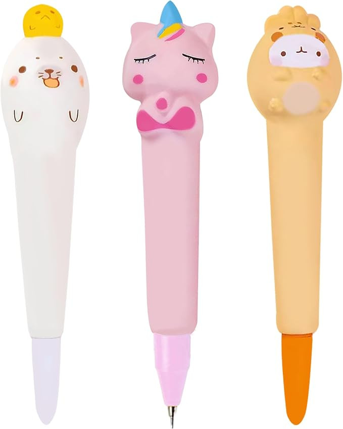 KatchOn Squishy Pen Gifts for Classroom, Pack of 3, Kawaii Pens | Cute Pens for School, Office De... | Amazon (US)