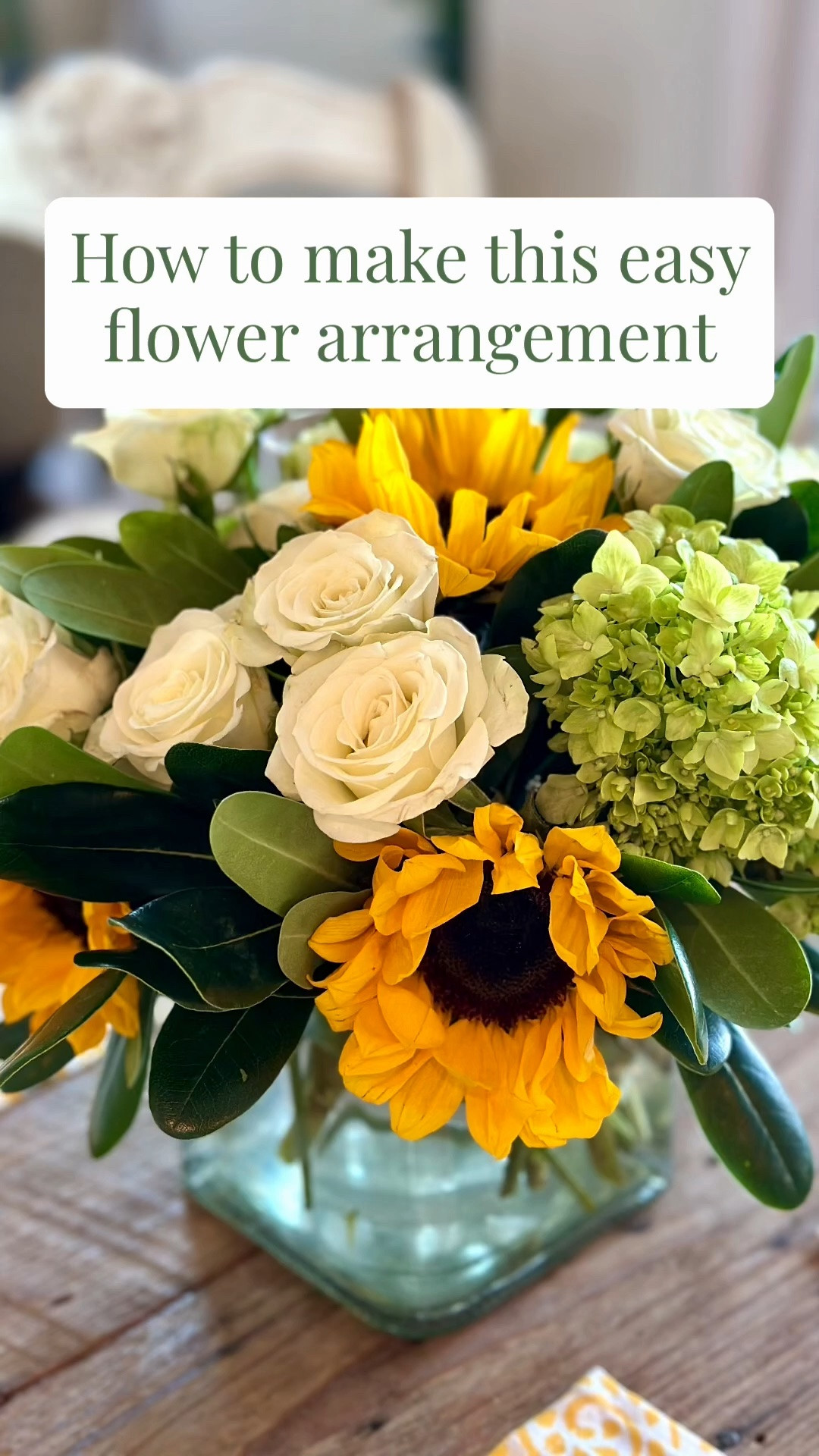 For today’s Friday Flowers I’m sharing another easy 3 flower arrangement using grocery store flowers. 

Here’s a quick step-by-step so you can create this simple look in your home. 

Save for your next Trader Joe’s trip and follow along for more classic southern style!💛