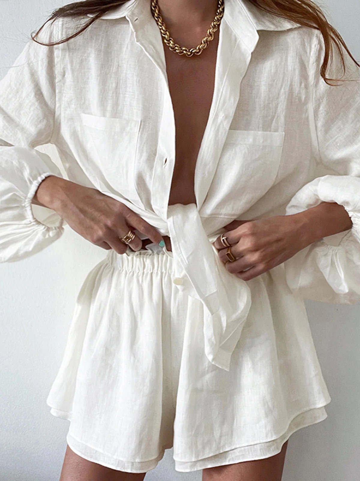 Aegean Two Piece Double Lined Shorts Set | Commense