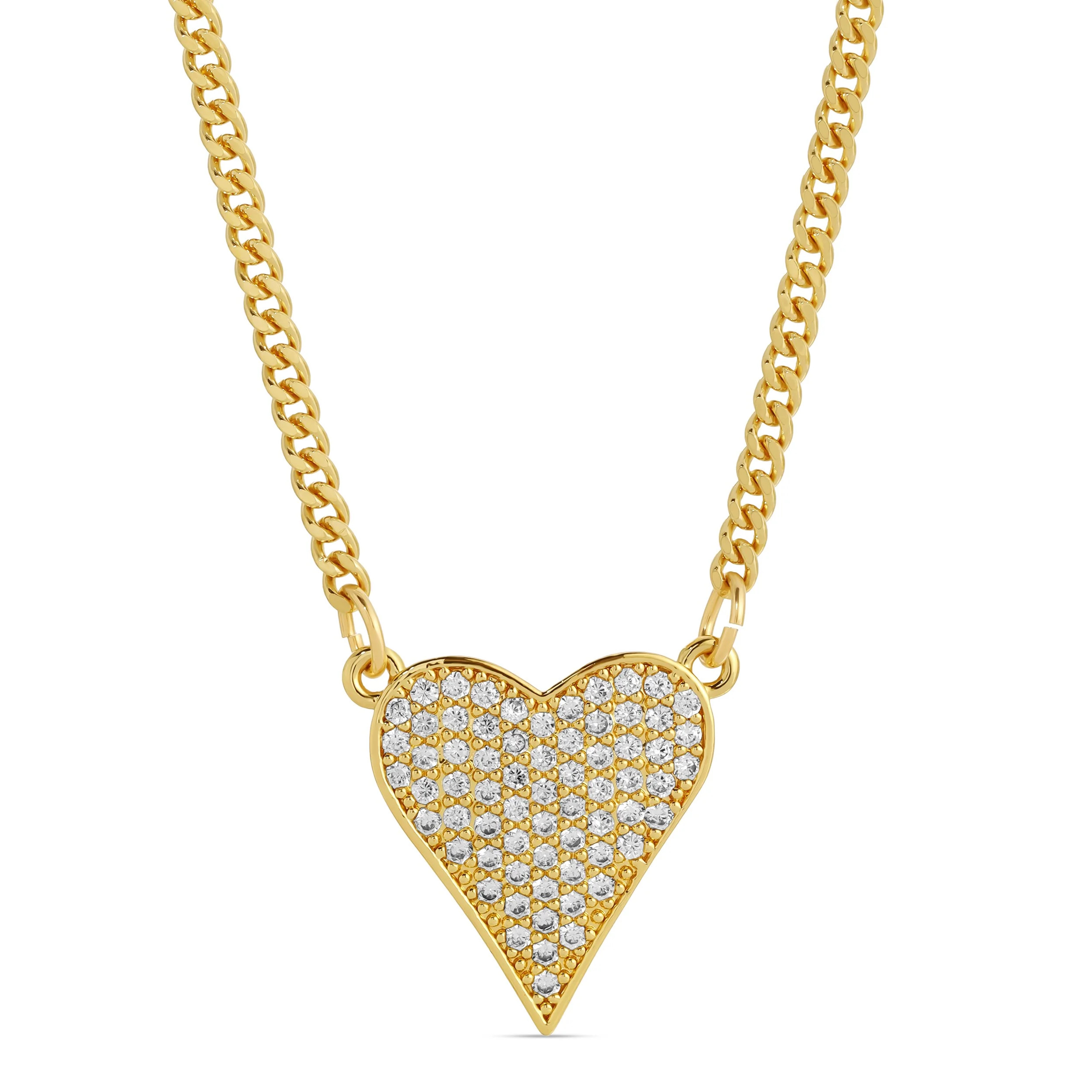 Sparkled Heart Necklace | Meghan Bo Designs