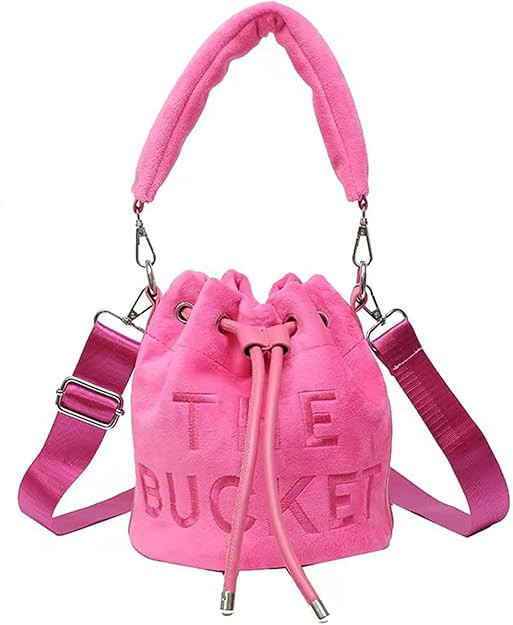 JQAliMOVV Mini Crossbody Bucket Bags for Women Trendy Velvet Bucket Purse Hobo Drawstring Handbag... | Amazon (US)
