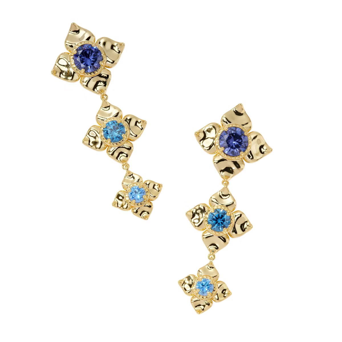 Kendra Scott Lily Mix 14K Gold Over Brass Statement Earrings | Target