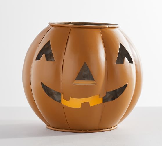 Metal Jack-O-Lanterns - Orange | Pottery Barn (US)