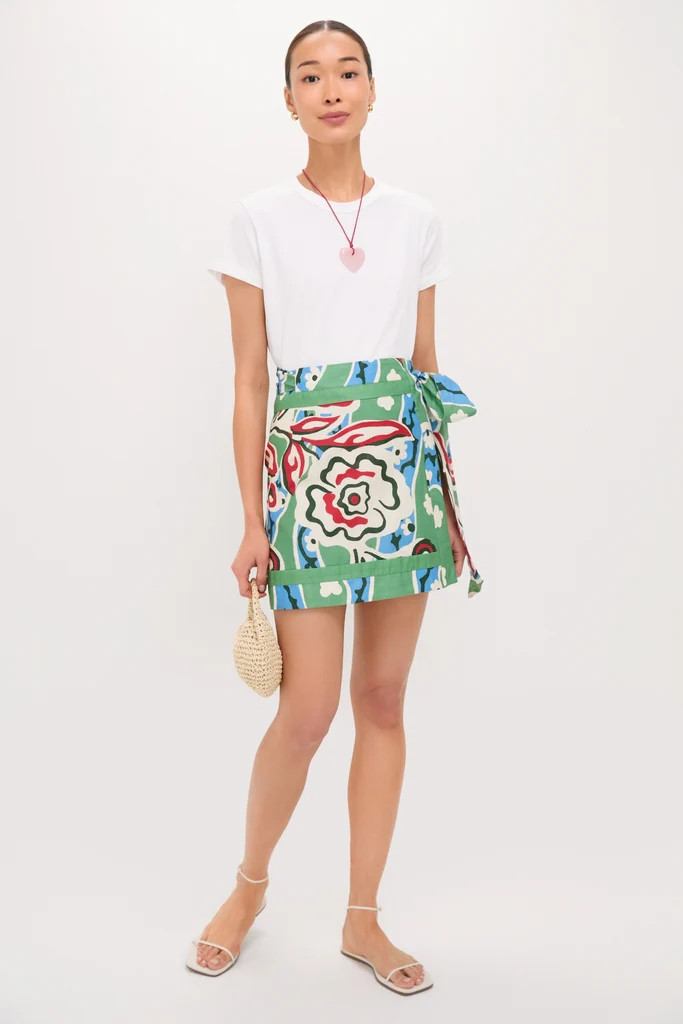 Fauvist Floral Payton Wrap Mini Skirt | Tuckernuck (US)