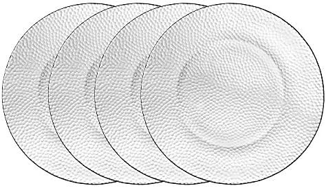 Essex Glass Dinner Plate Serveware - Set of 4 | Amazon (US)