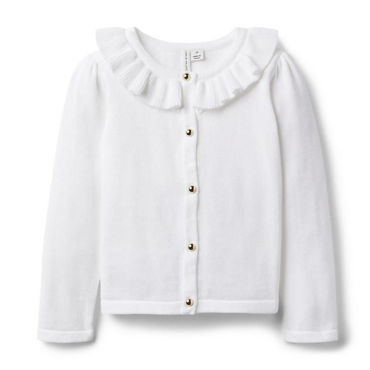 Ruffle Collar Cardigan | Janie and Jack