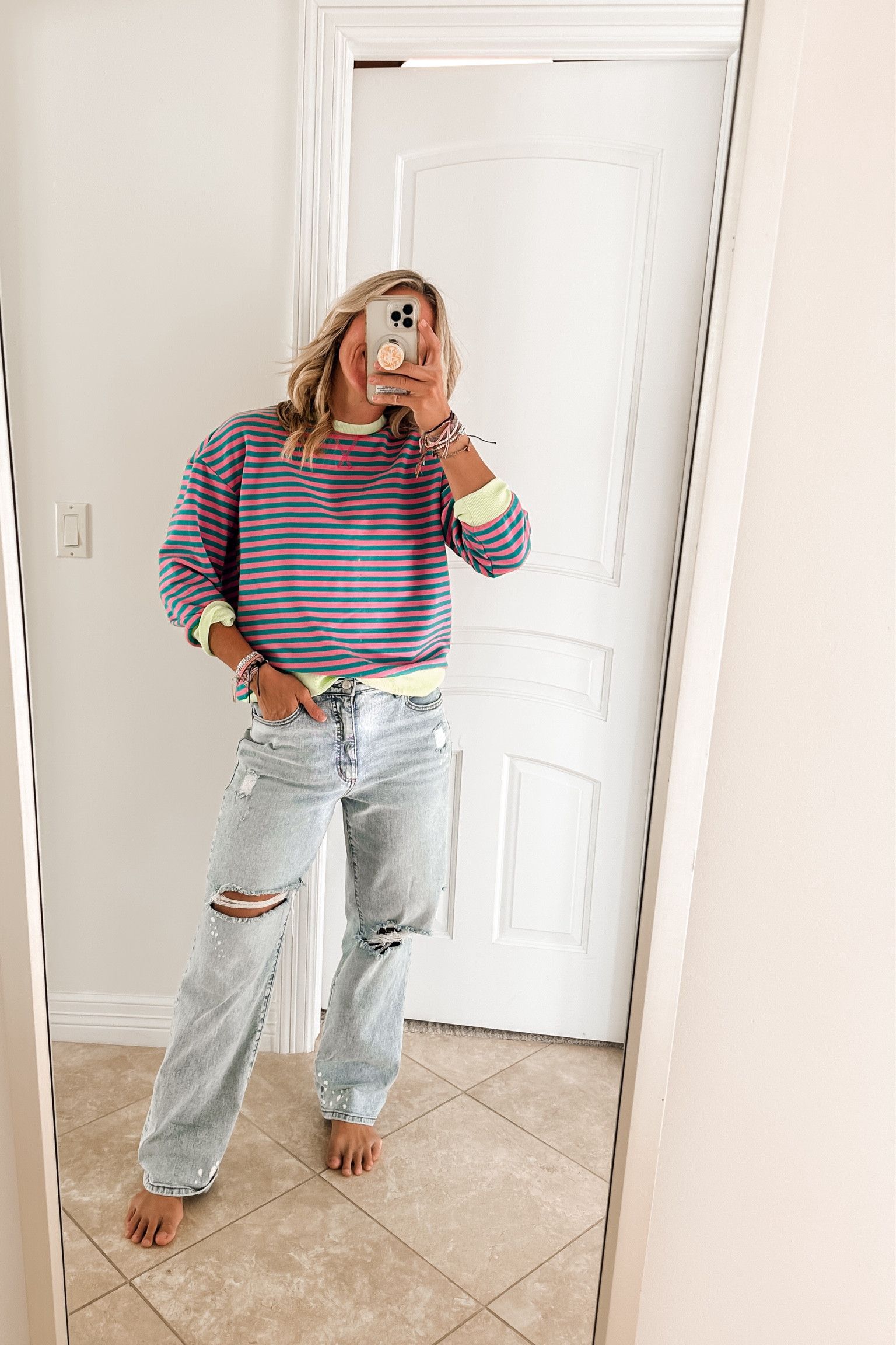 These jeans from Walmart are finally back in stock and all sizes! I can usually do a four or six, but with a six in these for more of a baggy fit and I love them so much. We’re in a medium in this pull over from Amazon.

#LTKSeasonal #LTKFallSale
