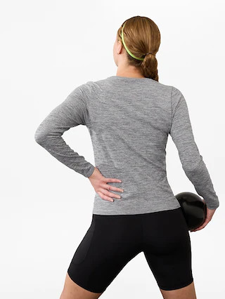 In Motion Seamless Heather Top | Athleta | Athleta