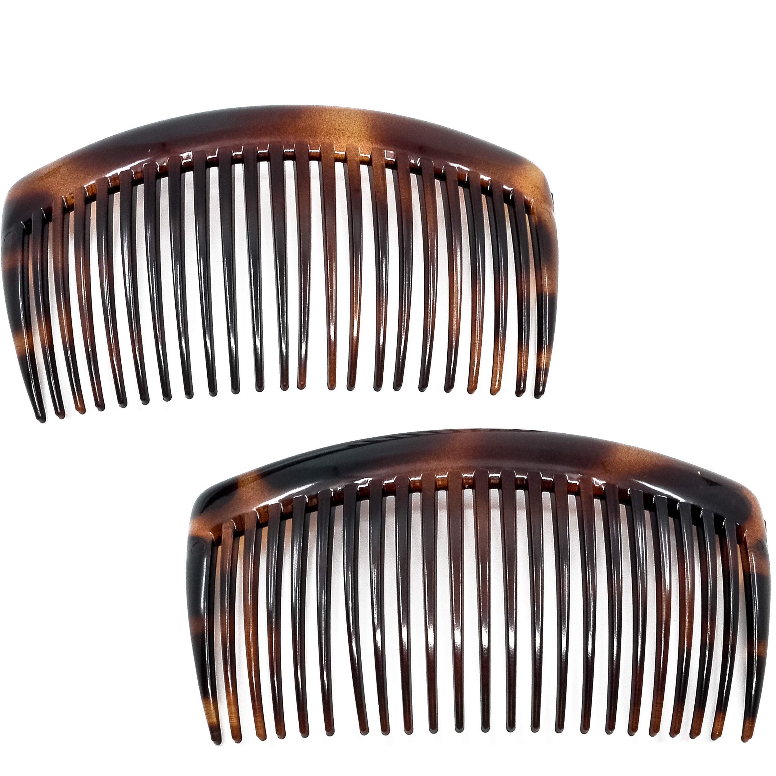 Camila Paris AD66/2 French Side Comb Large Curved Tortoiseshell Hair Combs for Women Fine Hair, 4... | Amazon (US)