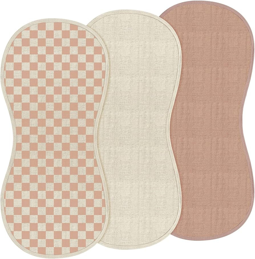 Hahafelt 3 Pcs Changing Pad Liners Fits in Peanut Shape Changing Pad Waterproof Diaper Mats Organ... | Amazon (US)