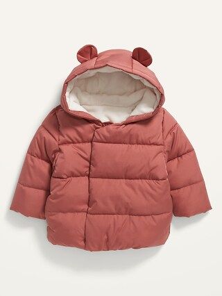 Unisex Frost-Free Hooded Puffer Jacket for Baby | Old Navy (US)