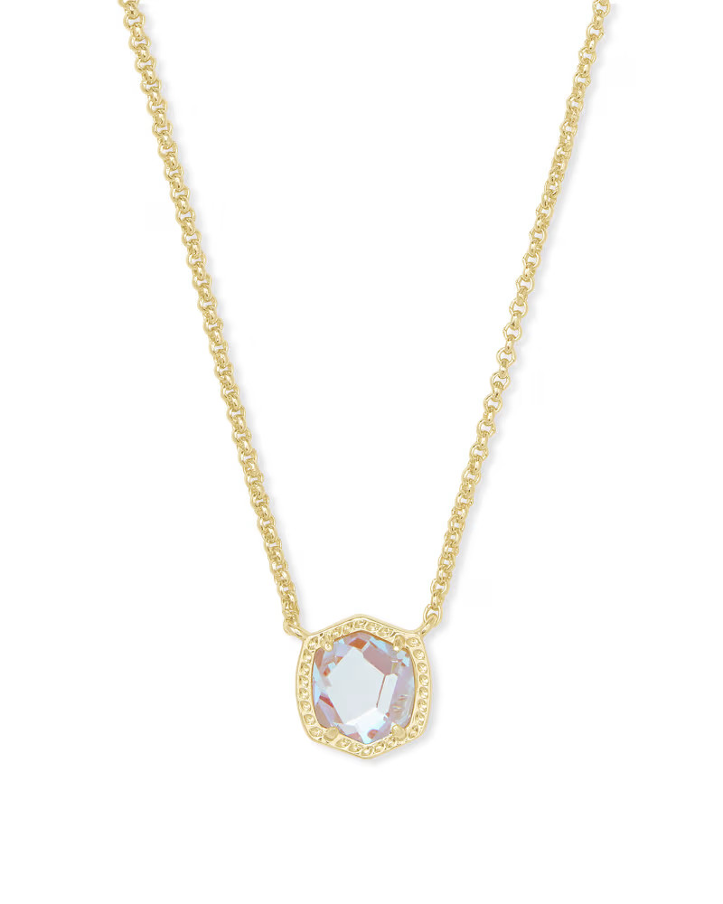 Davie Gold Pendant Necklace in Dichroic Glass | Kendra Scott | Kendra Scott
