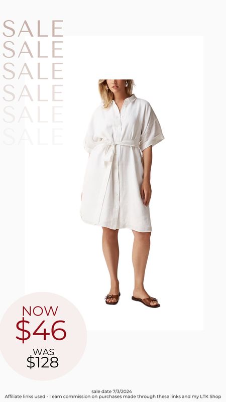 Use code JULY to save on the white dress!