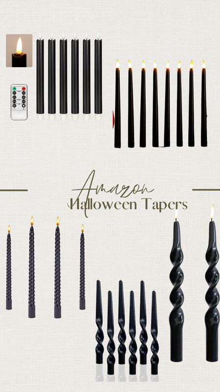 Amazing and beautiful Halloween taper candles from Amazon

#LTKhome #LTKSeasonal #LTKFind