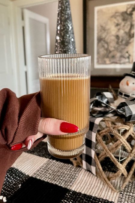 Love this ripple crystal glassware set from Amazon. Currently on sale! Under $40 + comes in set of 4. 

// Amazon home, kitchen finds, coffee bar

#LTKHoliday #LTKFind #LTKsalealert