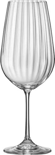 Viola Optic 19 oz. Crystal Red Wine Glass (Set of 6) | Wayfair North America