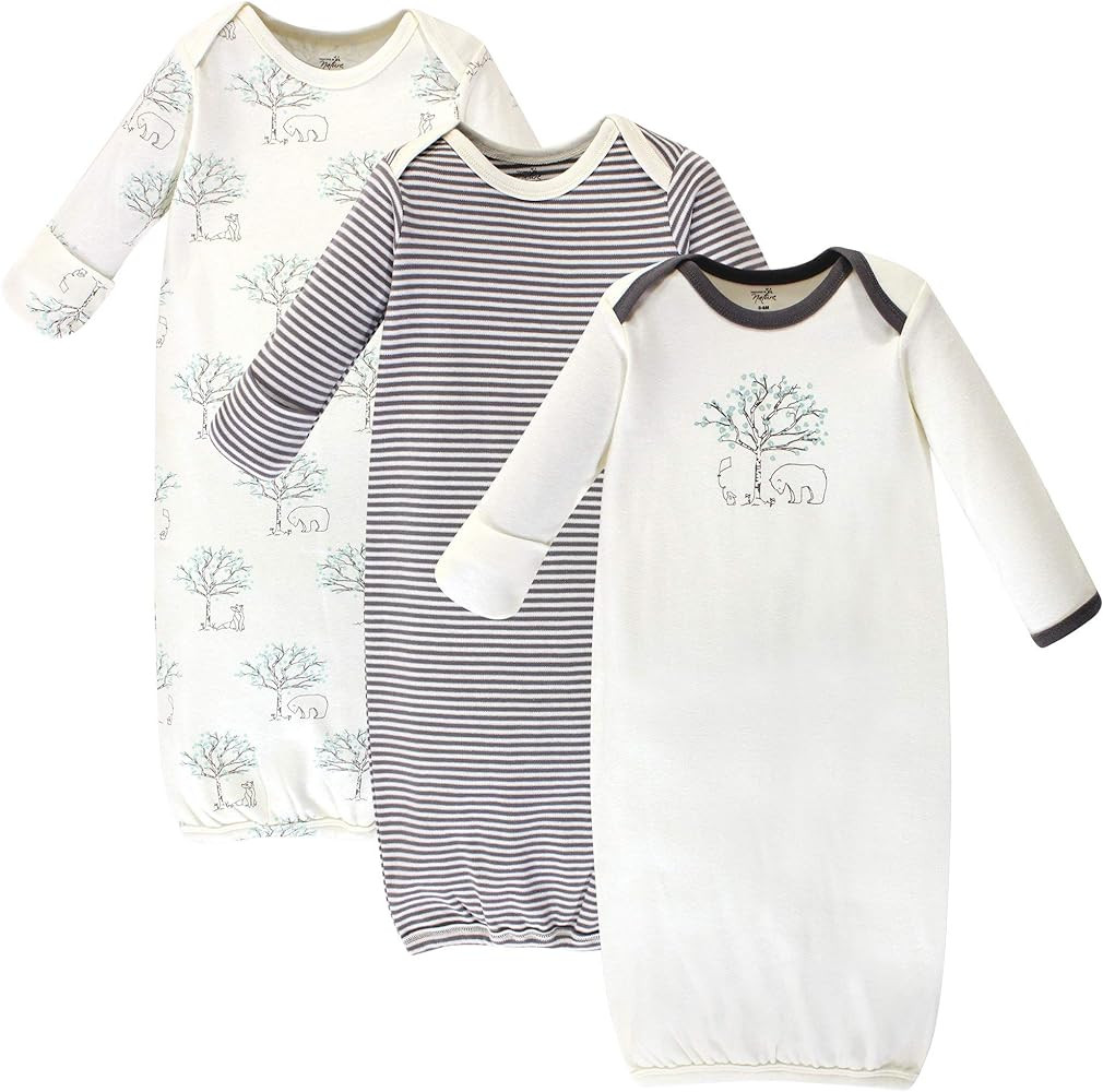 Touched by Nature Unisex Baby Organic Cotton Gowns | Amazon (US)