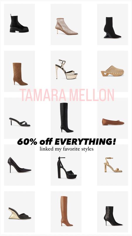 Tamara Mellon is having a site wide sale! Linked all of my favorite styles for you. No promo code needed. 

#LTKsalealert #LTKshoecrush #LTKstyletip