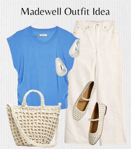 Madewell sale: 20% off sitewide with the exclusive LTK code: LTK20
Casual outfit idea, Madewell outfit, wide leg crop jeans, Crochet bag, side-cinch muscle tee, ballet flats, droplet earrings 







Madewell ballet flats, the Greta ballet flats, the Greta ballet flat, madewell flats, 
The Perfect Vintage Wide-Leg Crop Jean, white jeans, summer outfit, travel outfit #LTKitbag #LTKstyletip#LTKshoecrush 

#LTKSaleAlert #LTKSeasonal #LTKxMadewell