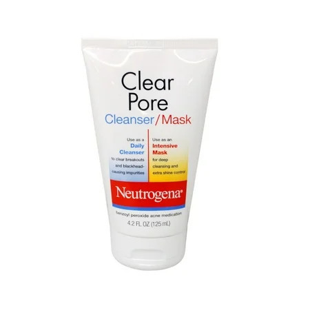 Neutrogena Clear Pore Cleanser/Mask 4.2 Ounce | Walmart (US)