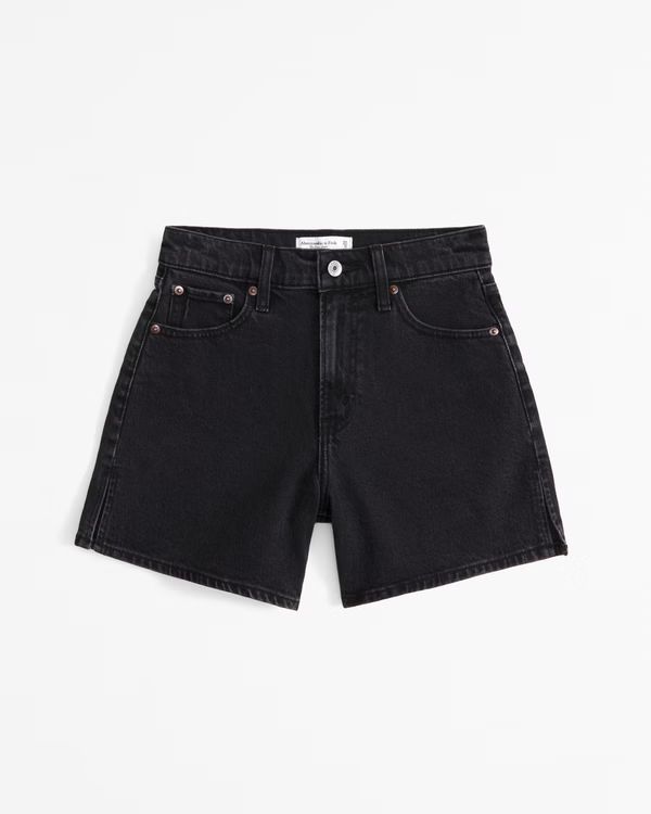 Women's High Rise Dad Short | Women's Bottoms | Abercrombie.com | Abercrombie & Fitch (US)