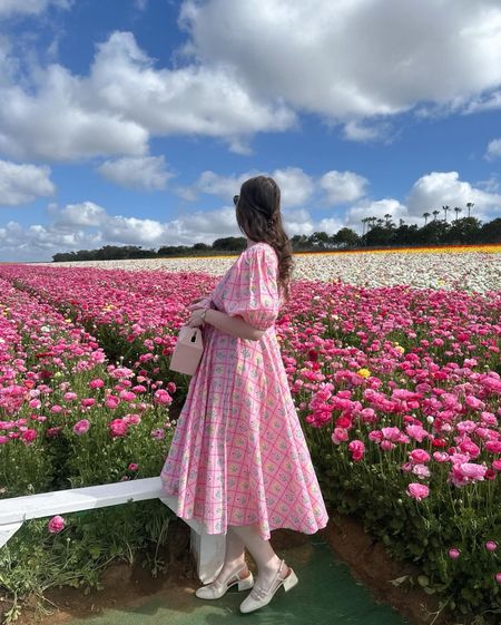 Beyond by Vera spring dresses, new arrivals, mini, maxi, midi dresses, pink and blue floral prints, puff sleeves, bows, cream / white sezane paula babies, kitten heels

#LTKfindsunder100 #LTKfindsunder50 #LTKstyletip