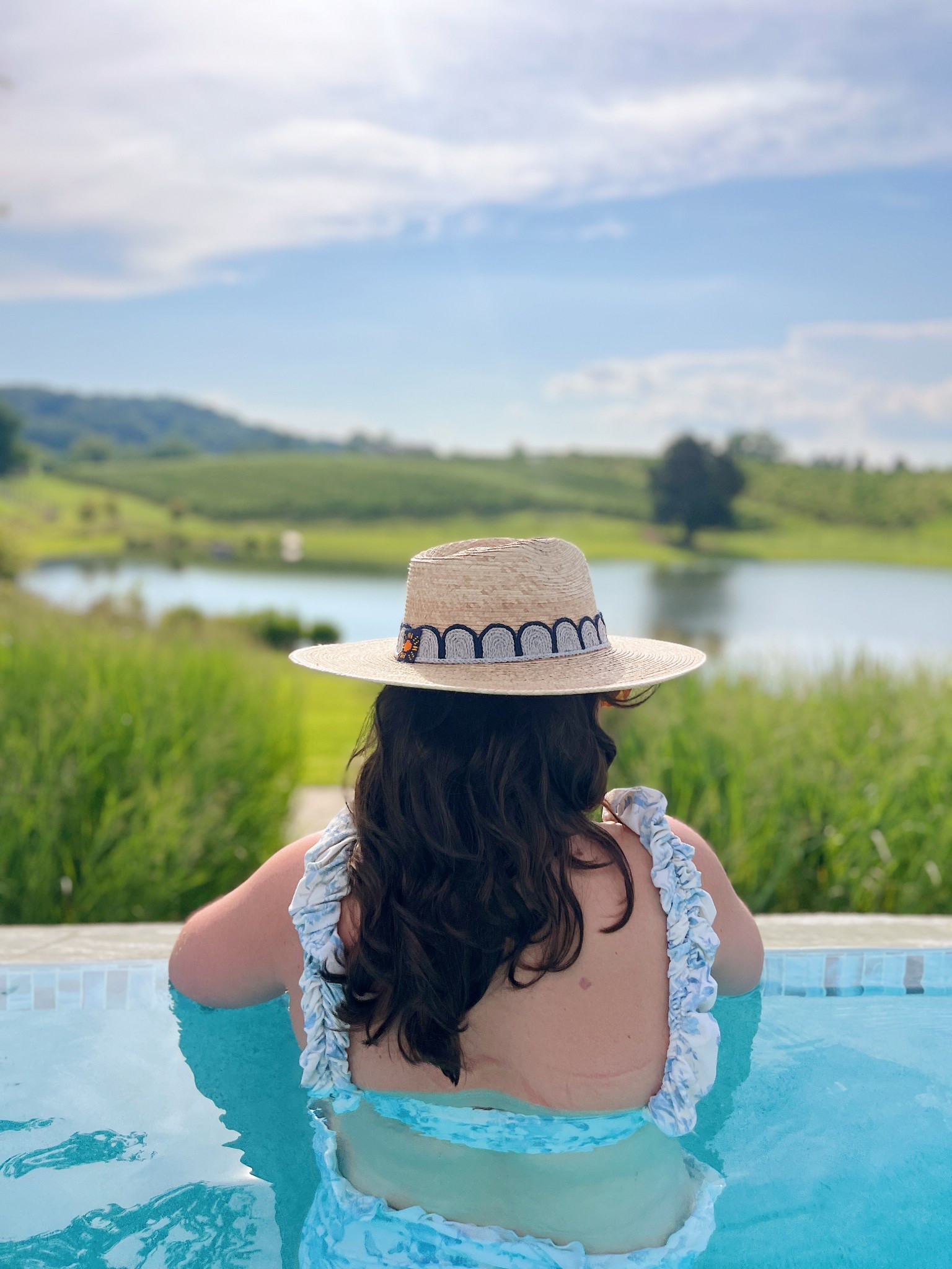 Scallop Sun hat 