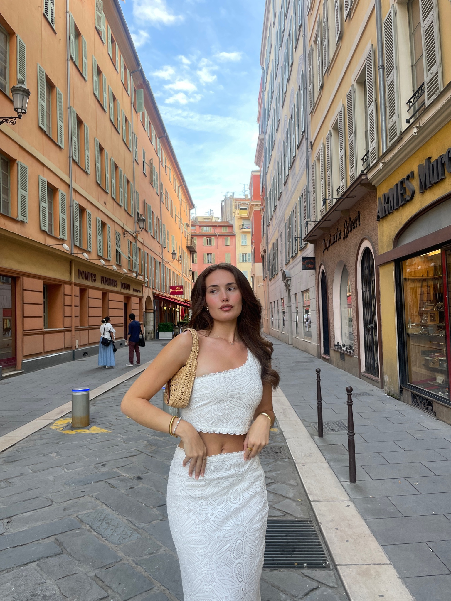 holiday outfit, crochet set, 4th and reckless, mango bag, raffia shoulder bag, pull & bear, pull & bear jewellery, mango jewellery, holiday coord 

#LTKsummer