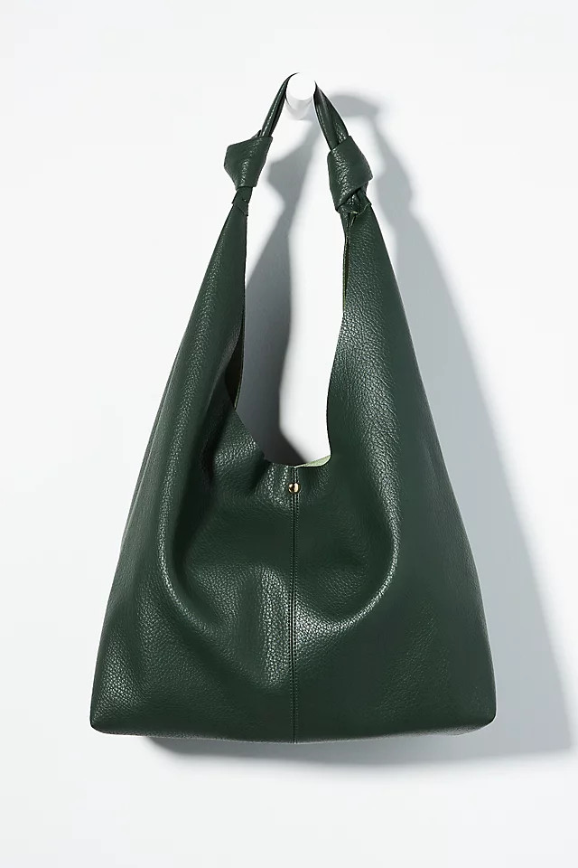 Knotted Slouchy Faux Leather Bag | Anthropologie (US)