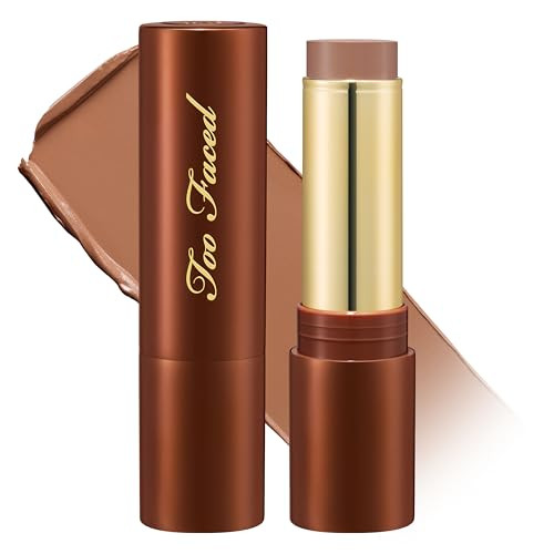 Too Faced Chocolate Soleil Melting Bronzing & Sculpting Stick | Multi-Use, Contour + Cream Bronzer Stick | Lightweight, Satin-Finish with Buildable Coverage, 0.28 Ounce, 0.28 Ounce, Chocolate Mousse | Amazon (US)
