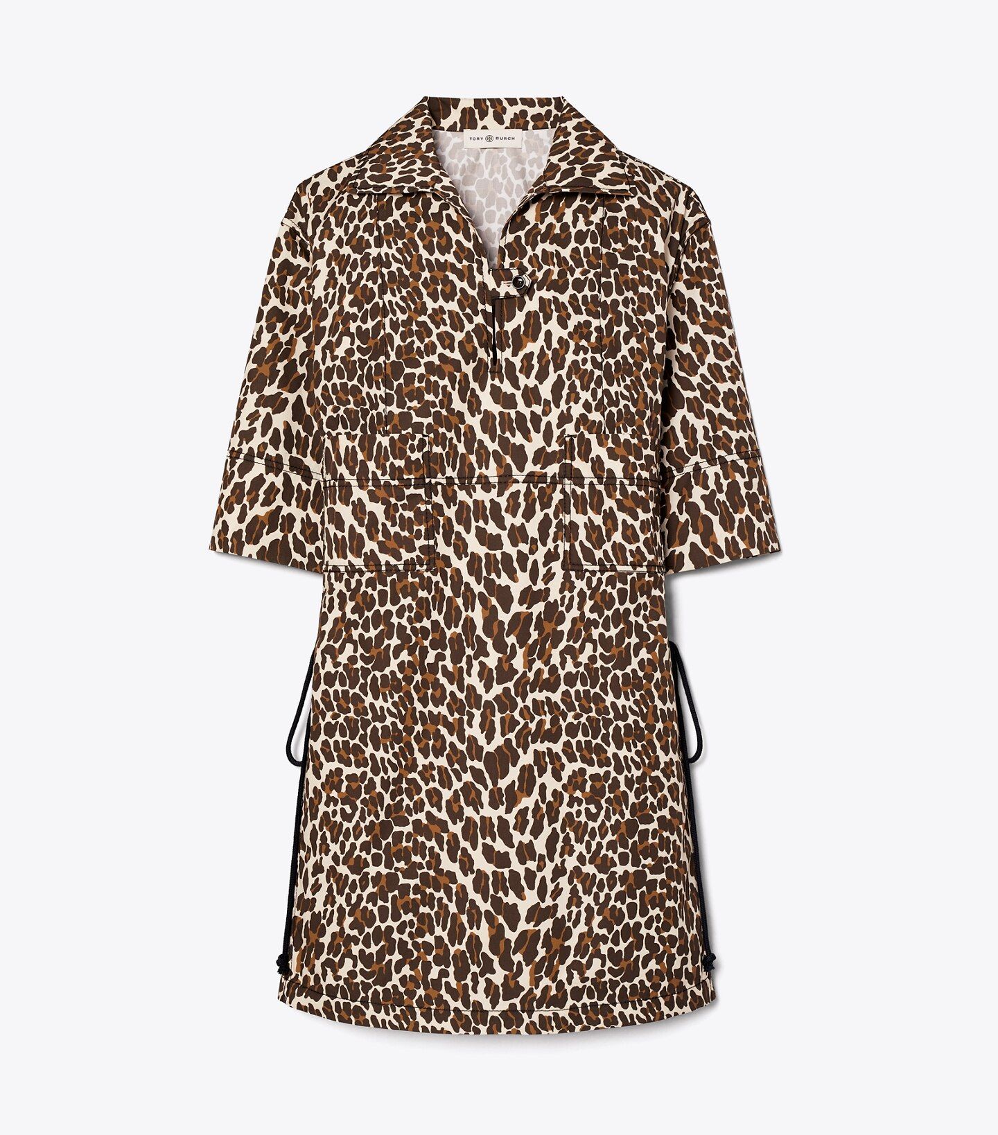 REVA LEOPARD COTTON POPLIN SHIRTDRESS | Tory Burch (US)