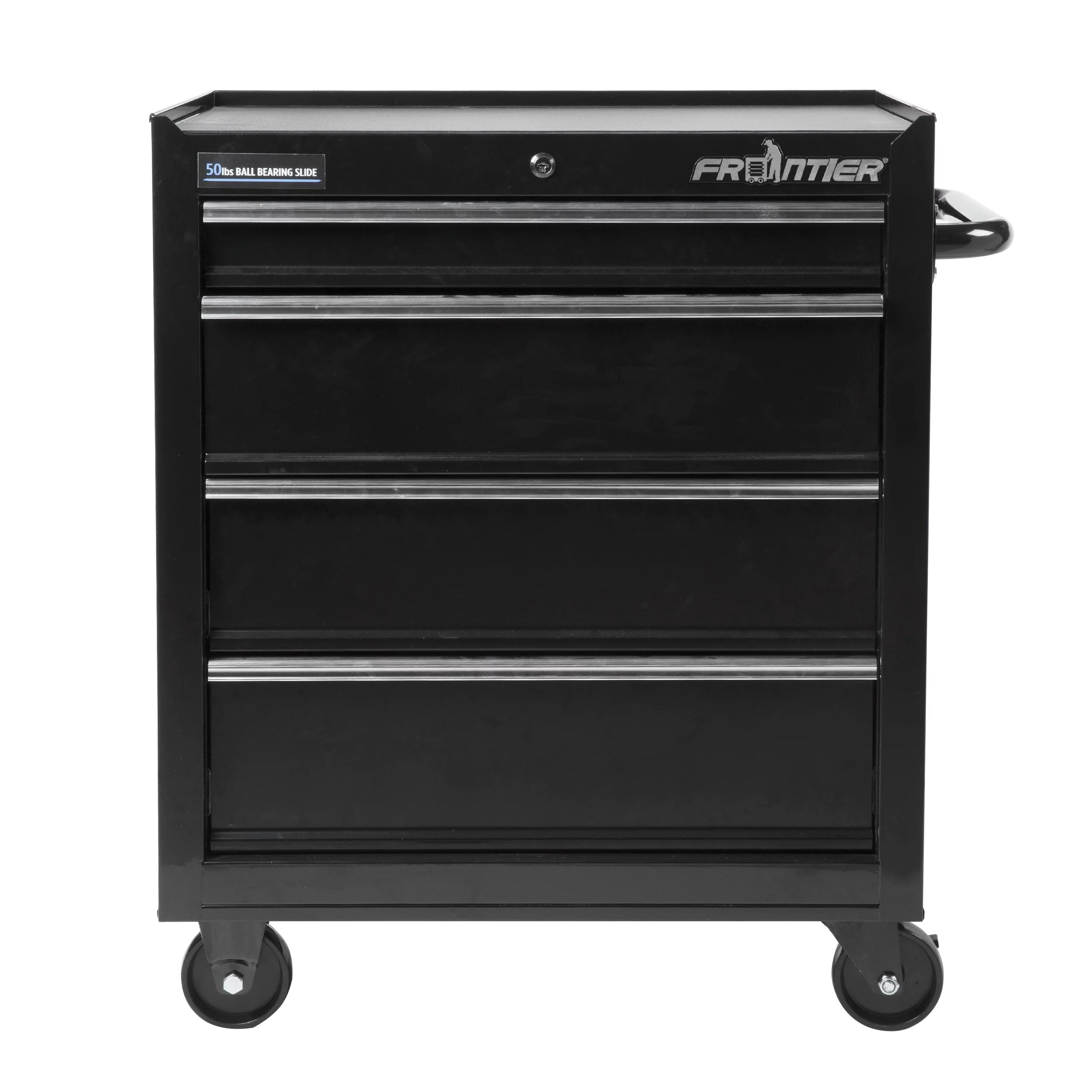 Frontier 26-inch 4-Drawer Base Cabinet Tool Chest, Metal, Black, 41112 - Walmart.com | Walmart (US)